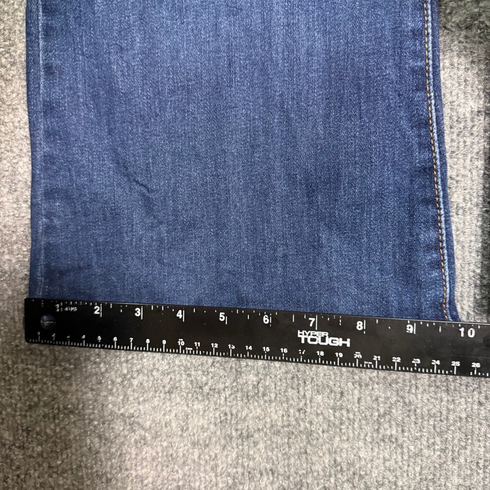 Levis 726 Flare Jeans Womens 28 Blue Dark Wash 28x31 Cotton Stretch Blend Boho - Picture 11 of 12